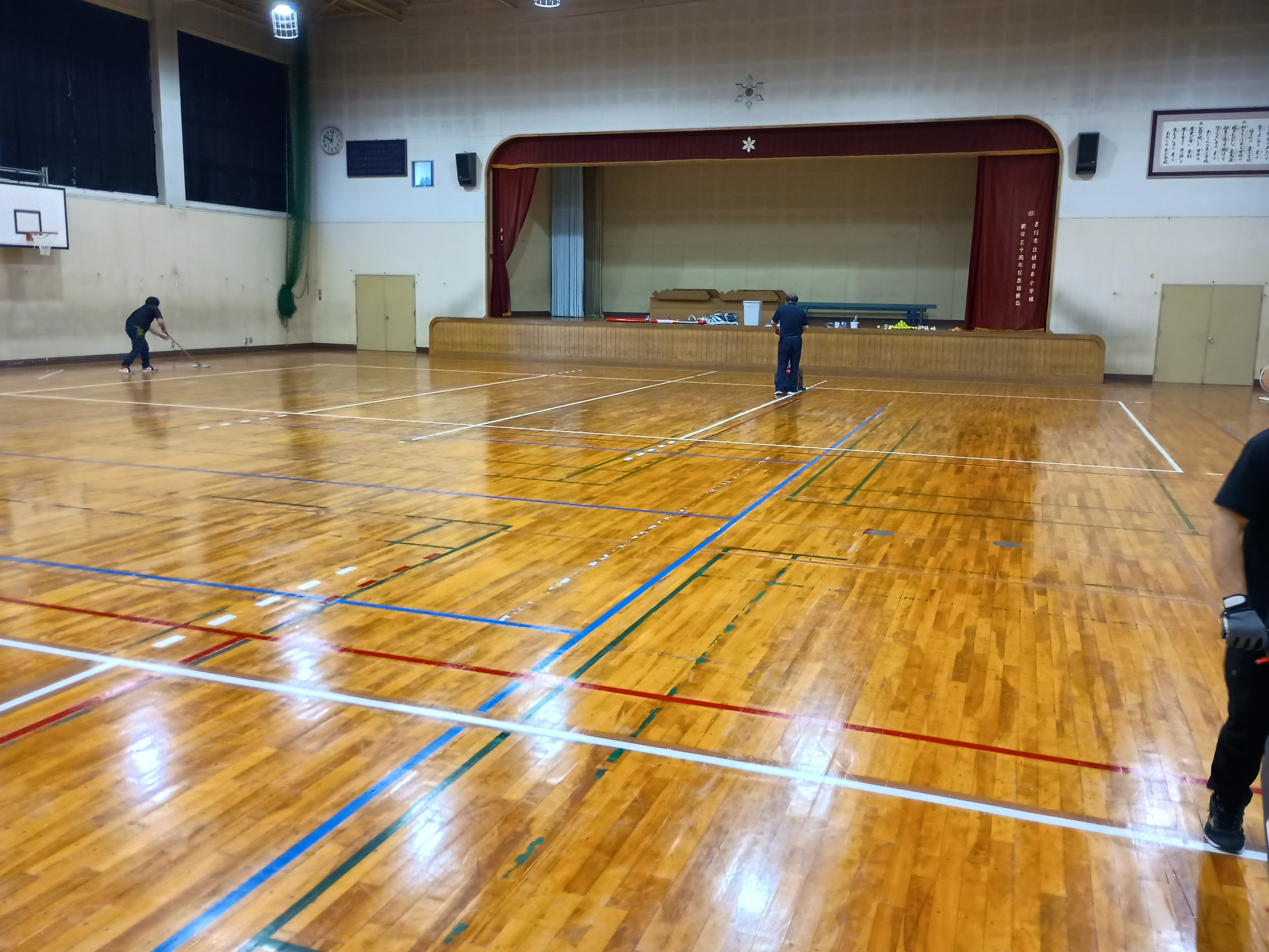 ワックス塗布