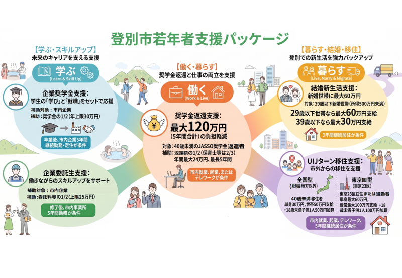 登別市若年者支援パッケージ概要